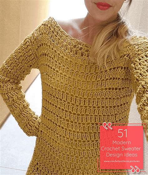 51 Crochet Modern Sweater Designs In Different Models 8 Crochet