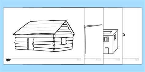 Homes Around The World Coloring Pages