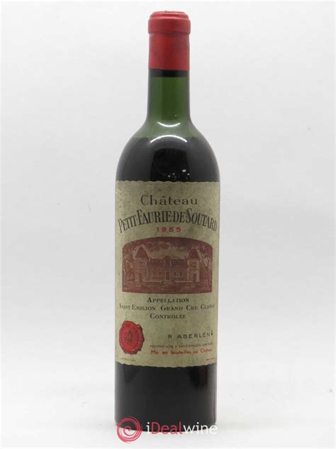 Chateau petit faurie de soutard. Buy Château Petit Faurie de Soutard Grand Cru Classé 1955 ...