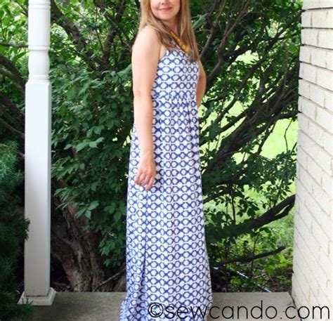 Sew Can Do Seamingly Smitten Maxi Dress Pattern Review