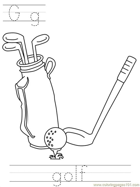 I've done a few measurements here based on these two lines. Golf Course Coloring Pages at GetColorings.com | Free ...