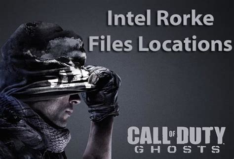 All Call Of Duty Ghosts Rorke File Locations Visualized Product