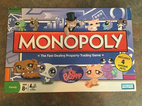 Monopoly Littlest Pet Shop Edition New Sealed Game 2008 Parker Brothers