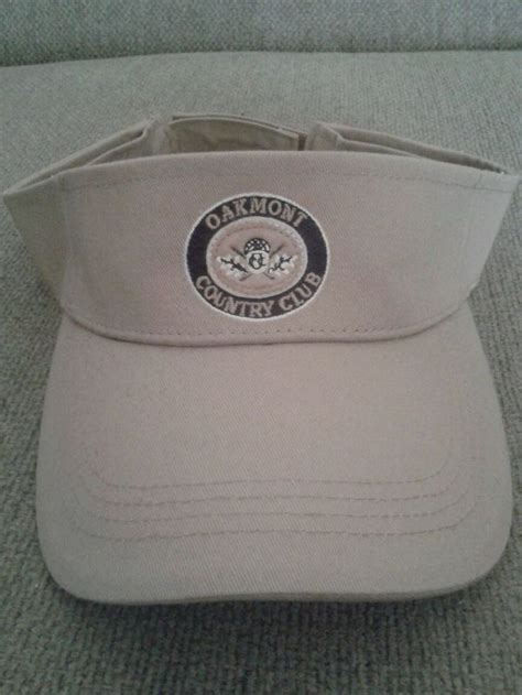 Imperial Oakmont Country Club Golf Sun Visor Cap Hat Sold Visor