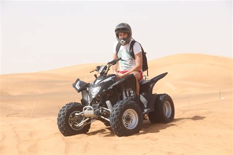 Atv Best Desert Red Dunes Off Road Tour With Atv Quad Bike In Dubai