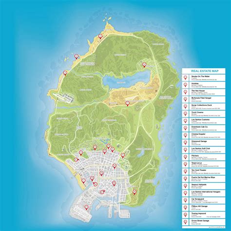 Maps Real Estates Gta V Grand Theft Auto 5 On Gtacz