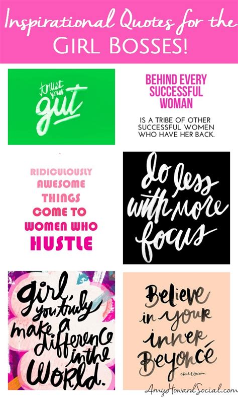 Inspirational Quotes For The Girl Bosses Inspirational Quotes Girl