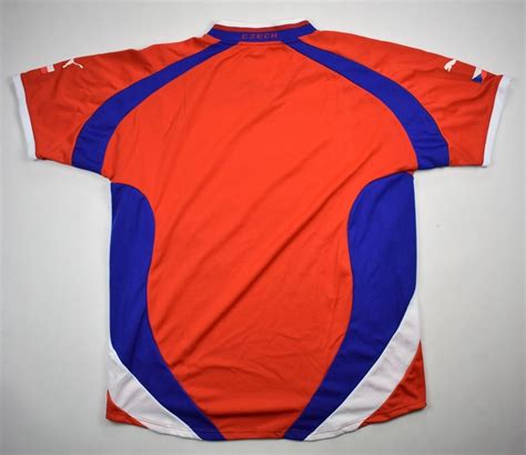 Česká fotbalová reprezentace) represents the czech republic in international football. 2000-02 CZECH REPUBLIC SHIRT L Football / Soccer ...
