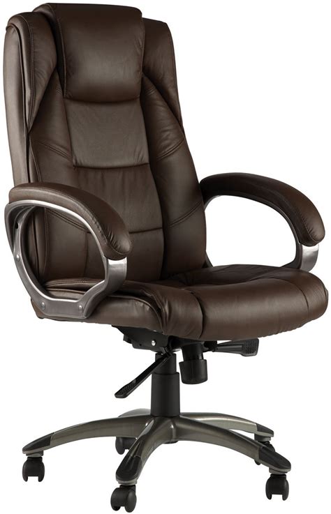 Alphason Office Chairs Northland Brown High Back Soft Feel Leather
