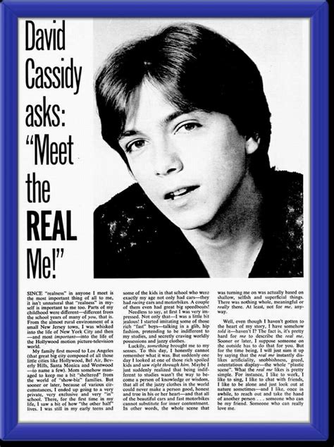 🎼david Cassidy Meet The Real Me 16 91970 “wood Ver” David