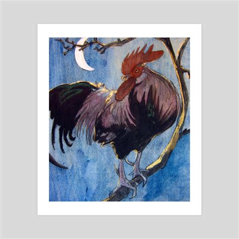 Moonlit An Art Print By Birds Inprnt