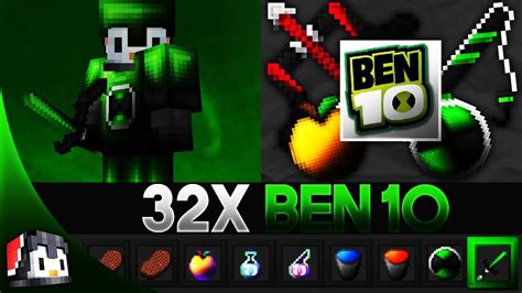 Ben 10 32x Mcpe Pvp Texture Pack Fps Friendly Gamertise