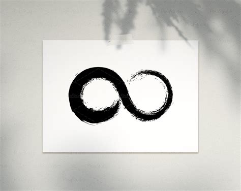 Infinity Symbol Print Oriental Feng Shui Artwork Printable Etsy