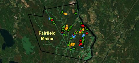 Dep Interactive Well Test Map For Fairfield Maine