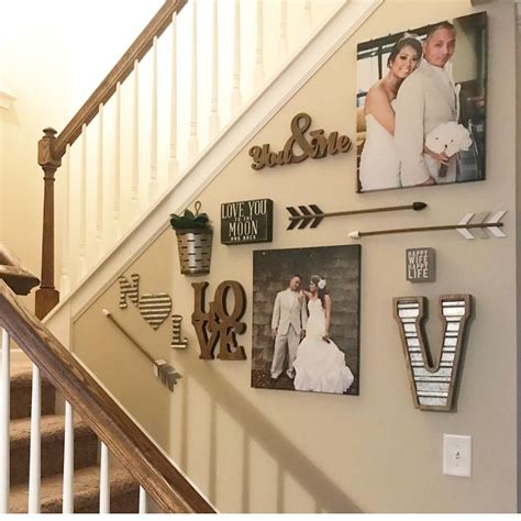 Do an easy stair railing remodel with these tutorial and instructions! Pin on Stairway Wall Decor