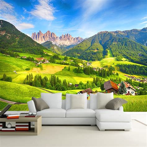 Custom Photo Wall Paper 3d Nature Landscape Bedroom Living Room Tv Background Decoration