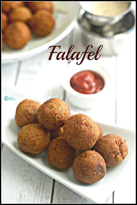 Scoop out about 2 tablespoons and shape into small patties. Falafel Recipe | Subbus Kitchen