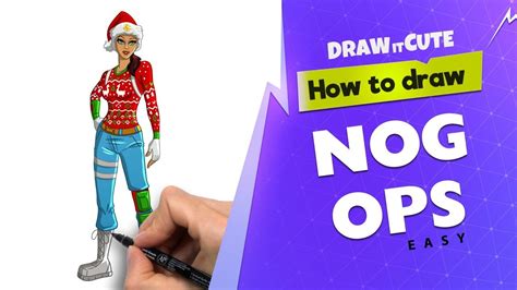 How To Draw Nog Ops Easy Fortnite Season 7 Drawing