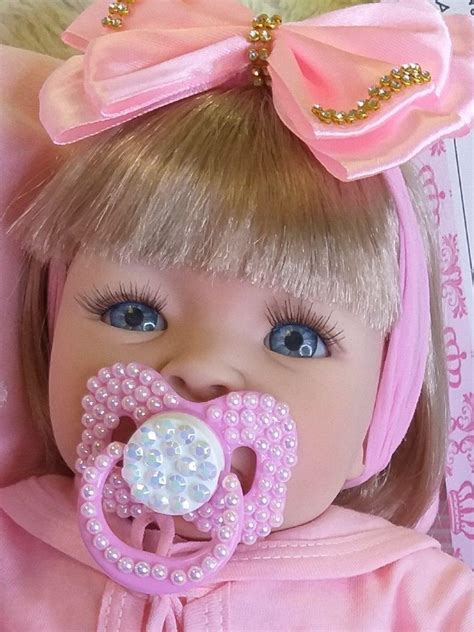 boneca reborn loira bebê realista 14 itens pronta entrega menina carinha de anjo bonecas
