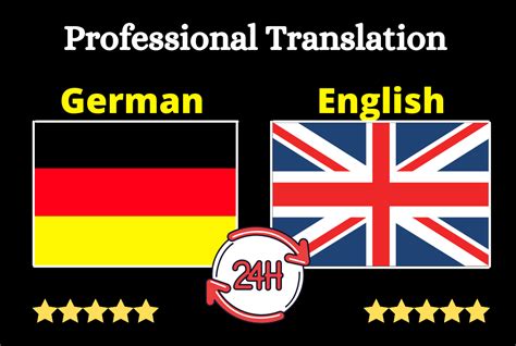 Translate Your Text From German To English And English To German In 24h