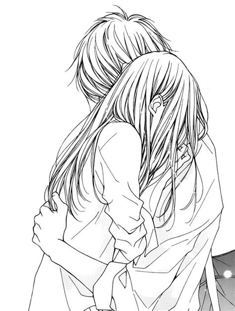 Anime Drawings Boy And Girl Hugging ~ Drawing Easy