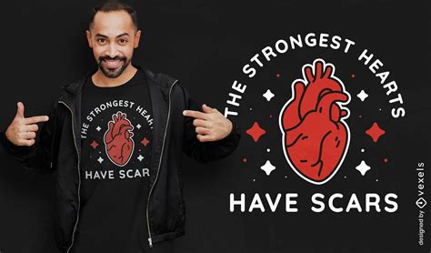 Heart Attack Survivor Quote T Shirt Design Vector Download