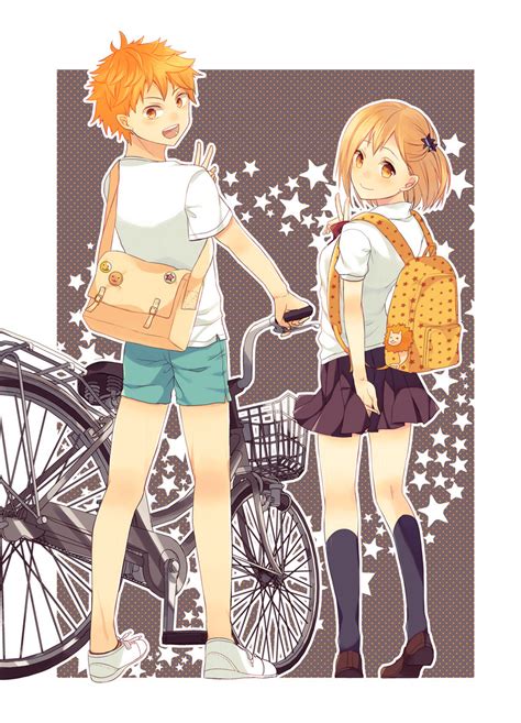 Hinata Shouyou And Yachi Hitoka Haikyuu Drawn By Namiri Danbooru