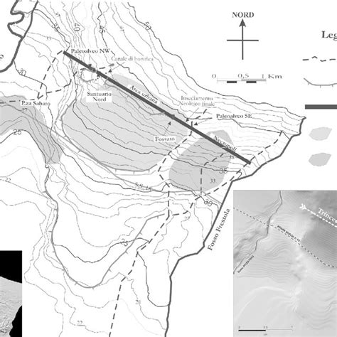 carta geomorfologica in scala 1 5 000 equidistanza 1 m e digital download scientific diagram