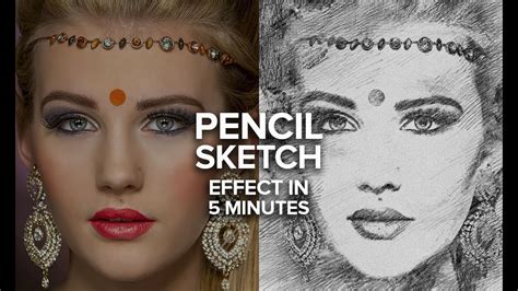 Pencil Sketch Effect In 5 Minutes Sketcho Photoshop Action Tutorial