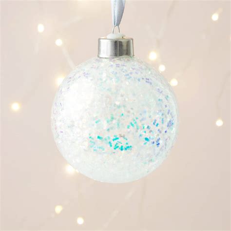 Personalised Constellation Glitter Bauble By Lisa Angel