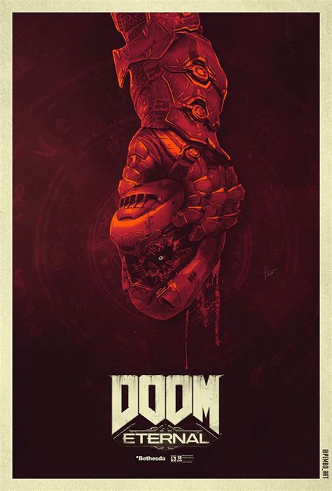 Doom Eternal Poster Doom Videogame Doom Doom Game