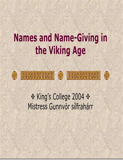 The Basics Of Old Norse Names Runes Saga