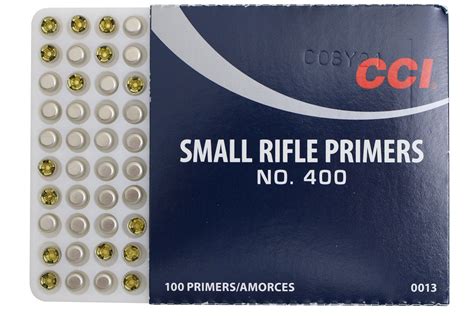 Cci No 400 Std Small Rifle Primer 1000count Vance Outdoors