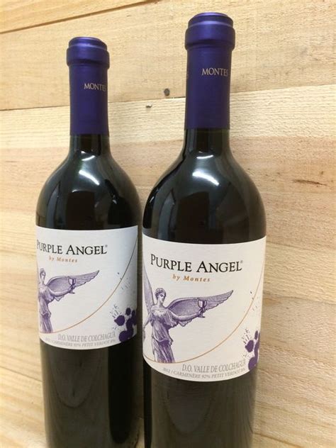 Enjoy this dry red wine from chile with juicy stewed leg of lamb with many. 2012 Purple Angel - Icon wine - Carmenère Petit Verdot ...