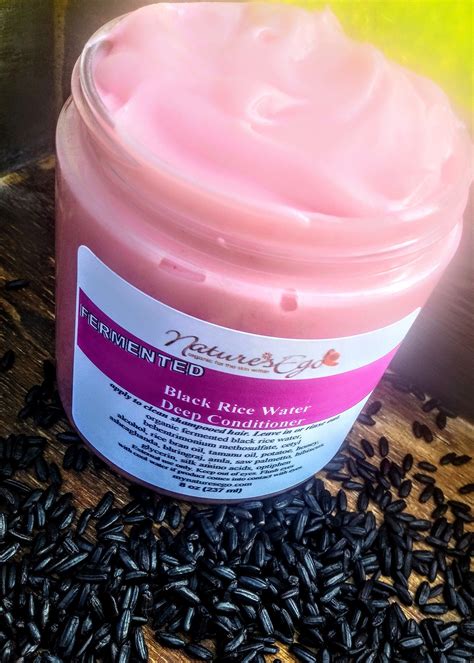 What are the ingredients for hair conditioner? Fermented Black Rice Water Leave In Conditioner | Deep ...