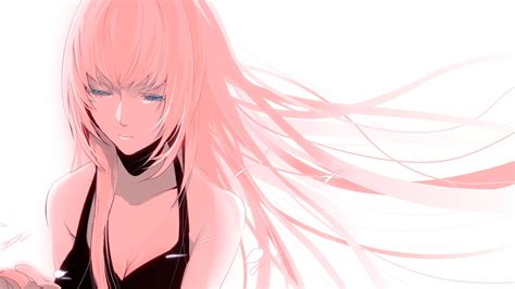 Download 1920x1080 Megurine Luka Vocaloid Pink Hair Blue Eyes Sad Expression Wallpapers For