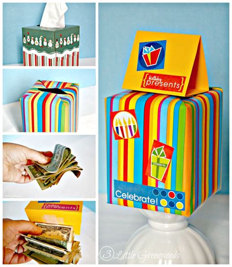 Perfect for a birthday, graduation or special occasion! DIY birthday gift: Fun Money Gift Box