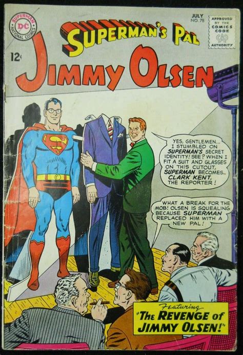 SUPERMAN S PAL JIMMY OLSEN 78 VG Silver Age Comics