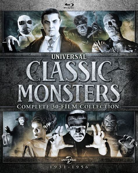 Universal Classic Monsters Complete 30 Film Collection Blu Ray