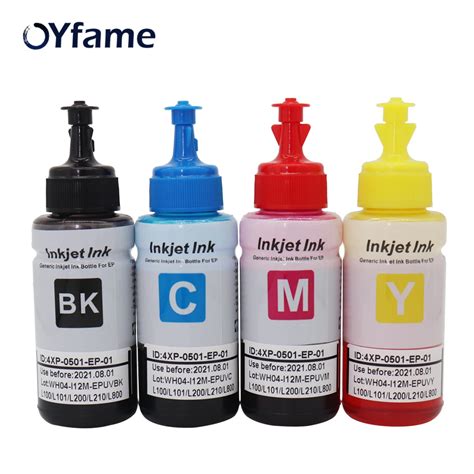 Oyfame Universal Dye Ink Ciss Refill Cartridge Dye Ink For Canon For Hp