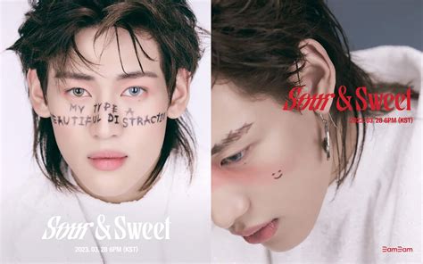 got7 s bambam drops title posters for his 1st full album sour and sweet allkpop