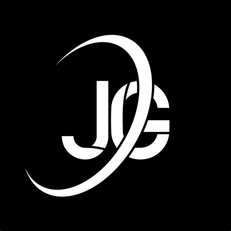 Jg Logo J G Design White Jg Letter Jg Letter Logo Design Initial