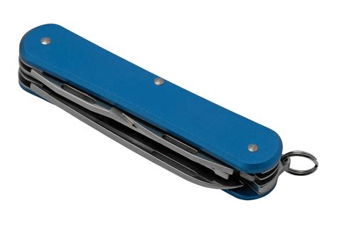 Fox Vulpis 4-Tools FX-VP130-S4SB, N690Co, Aluminium Sky Blue, navaja