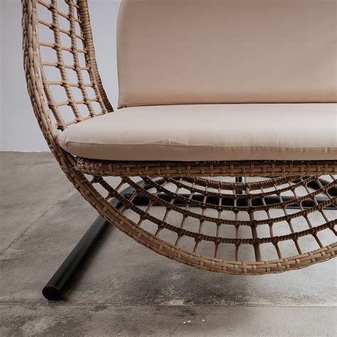 Bohemian Rattan Hanging Chair — France And Son