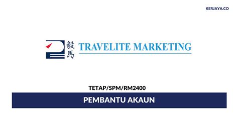 Good public relation skills, with english & malay speaking language. Jawatan Kosong Terkini Travelite Marketing ~ Pembantu ...