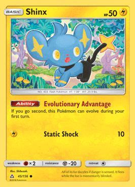 Diamond/pearl level up level attack name type cat. Serebii.net Pokémon Card Database - Ultra Prism - #45 Shinx