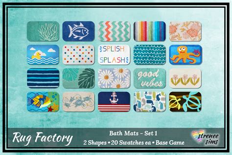 Sims 4 Bath Mats 20 Bath Mats To Decorate With Strenee Sims