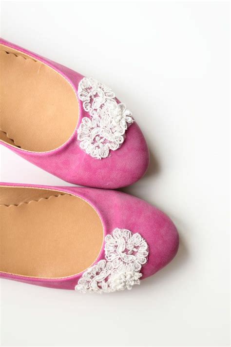 Wedding Flats Shoes Bridal Pink Velvet Flat Shoes Bride Etsy