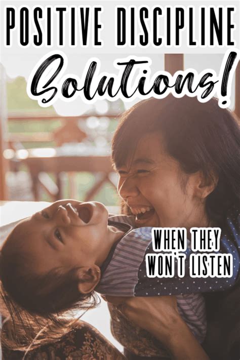 Positive Parenting Solutions When Your Kids Won't Listen