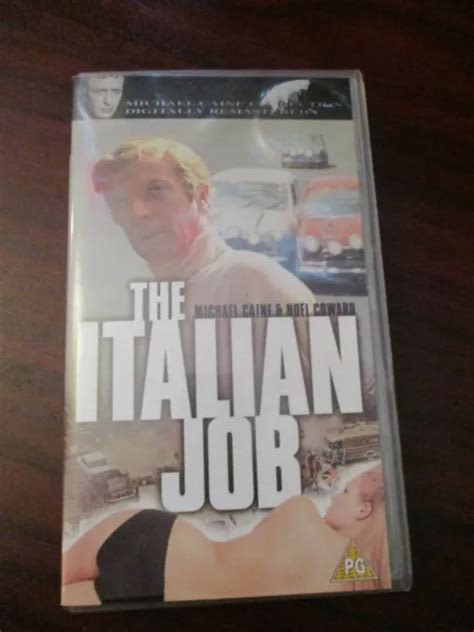 Michael Caine The Italian Job Vhs Video Tape New Picclick Uk